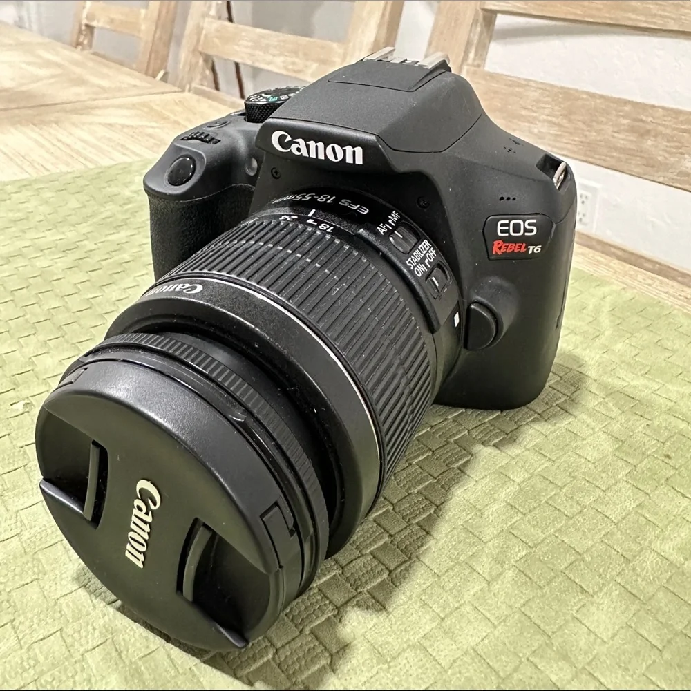 Canon EOS Rebel T6 Camera